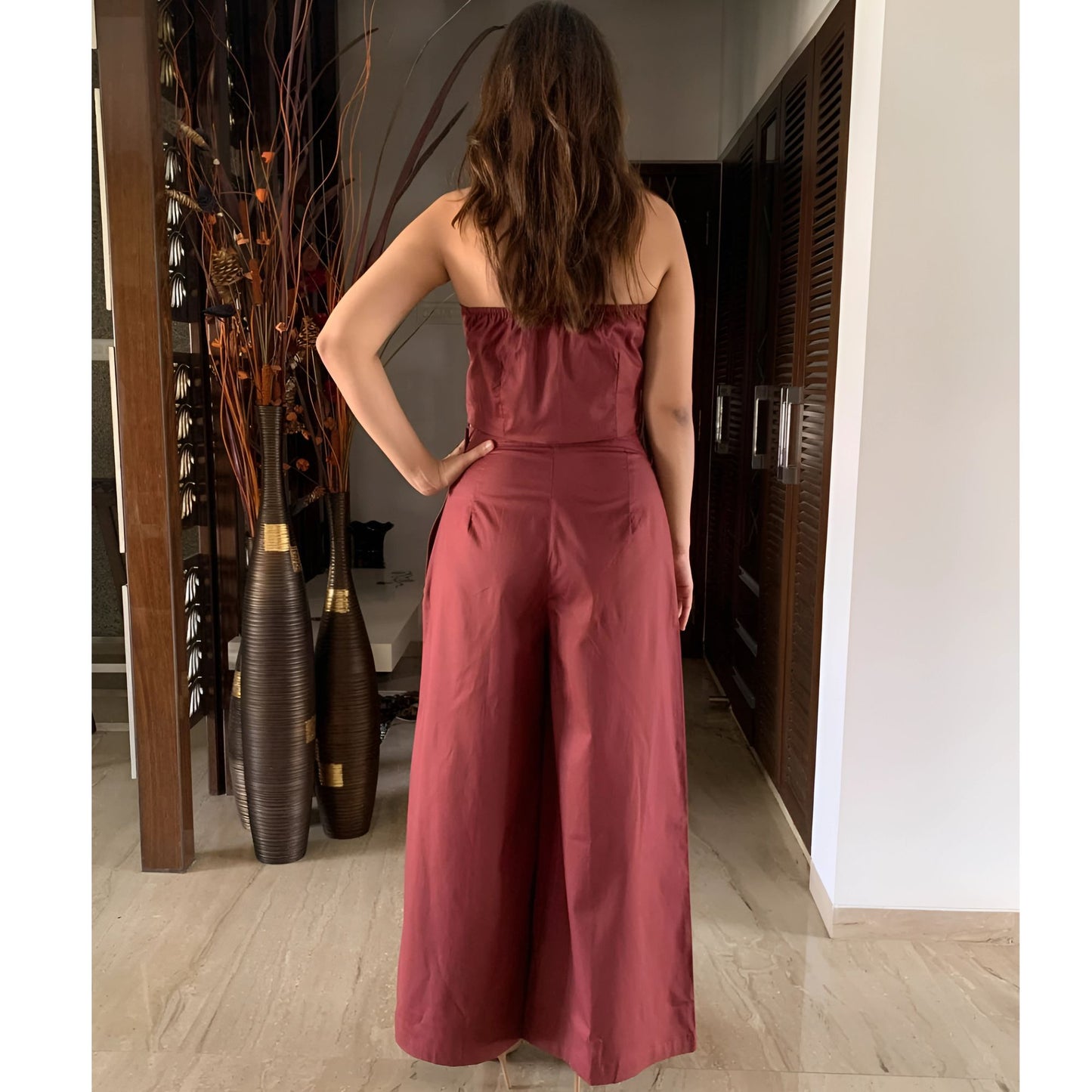 Boss Lady Waist Coat Pant Blazer Set- Gulabi Paridhan